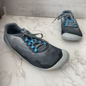 Merrell Barefoot Sneakers Women Sz‎ 9.5 Blue Gray Camo Running Hiking Workout